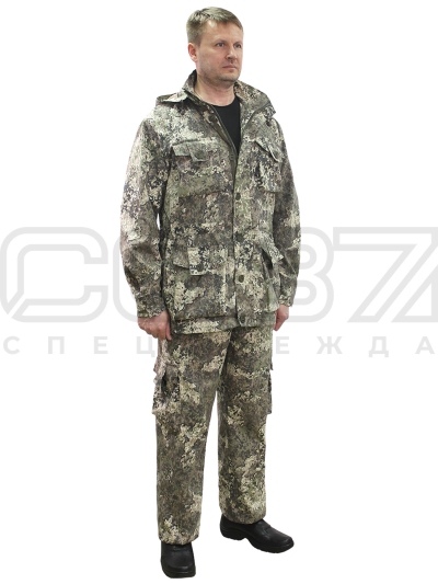 Костюм летний Тайган цв.blur 1 тк.смесовая 1