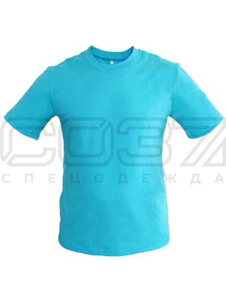 Футболка трикотажная База цв.бирюзовый тк.кулирка